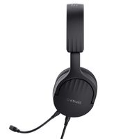 Miniatura 8 de HEADSET TRUST GAMING GXT 489 NEGRO FAYZO 24898 MICROFONO DESMONTABLE PLEGABLE CABLE TRENZADO 1,2m JACK 3.5mm CONTROL REMOTO