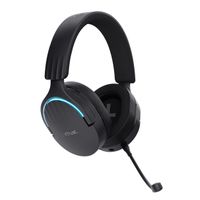 Miniatura 6 de HEADSET BLUETOOTH TRUST GAMING FAYZO GXT 491 NEGRO 24901 BT Y USB 2.4Ghz MICROFONO DESMONTABLE Y FLEXIBLE CARGA USB-C CONTROLES EN LA OREJA RGB
