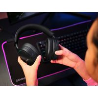 Miniatura 14 de HEADSET BLUETOOTH TRUST GAMING FAYZO GXT 491 NEGRO 24901 BT Y USB 2.4Ghz MICROFONO DESMONTABLE Y FLEXIBLE CARGA USB-C CONTROLES EN LA OREJA RGB