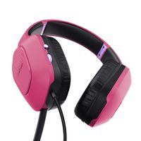 Miniatura 4 de HEADSET TRUST GAMING GXT 415P ZIROX LIGEROS, MICROFONO PLEGABLE, PINK 24992