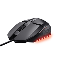 Miniatura 1 de MOUSE TRUST GAMING RGB GXT 109 FELOX ILUMINACION LED 6 BOTONES NEGRO 25036
