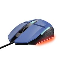 Miniatura 2 de MOUSE TRUST GAMING RGB GXT 109BL FELOX 25067 COLOR AZUL ILUMINACION LED 6 BOTONES CABLE 150cm