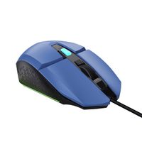 Miniatura 3 de MOUSE TRUST GAMING RGB GXT 109BL FELOX 25067 COLOR AZUL ILUMINACION LED 6 BOTONES CABLE 150cm