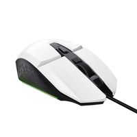 Miniatura 3 de MOUSE TRUST GAMING RGB GXT 109W FELOX 25066 COLOR BLANCO ILUMINACION LED 6 BOTONES CABLE 150cm