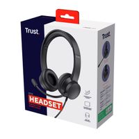 Miniatura 7 de HEADSET TRUST AYDA 25087 JACK 3.5mm MICROFONO PLEGABLE DIADEMA AJUSTABLE