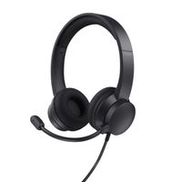 Miniatura 2 de HEADSET TRUST AYDA 25089 USB ADAPTADOR USB-C MICROFONO PLEGABLE CON CANCELACION DE RUIDO DIADEMA AJU