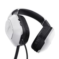Miniatura 4 de HEADSET TRUST GAMING GXT 415W ZIROX LIGEROS, MICROFONO PLEGABLE, BLANCOS 25147