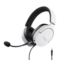 Miniatura 2 de HEADSET TRUST GAMING GXT 489 BLANCO FAYZO 25210 MICROFONO DESMONTABLE PLEGABLE CABLE TRENZADO 1,2m JACK 3.5mm CONTROL REMOTO