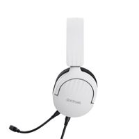 Miniatura 7 de HEADSET TRUST GAMING GXT 489 BLANCO FAYZO 25210 MICROFONO DESMONTABLE PLEGABLE CABLE TRENZADO 1,2m JACK 3.5mm CONTROL REMOTO