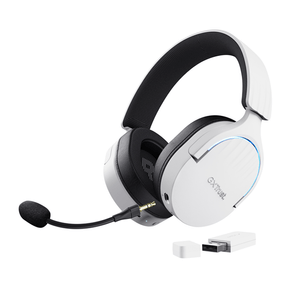 HEADSET-BLUETOOTH-TRUST-GAMING-FAYZO-GXT-491-BLANCO-25304-BT-Y-USB-2.4Ghz-MICROFONO-DESMONTABLE-Y-FLEXIBLE-CARGA-USB-C-CONTROLES-EN-LA-OREJA-RGB