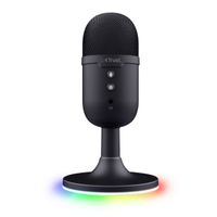 Miniatura 4 de MICROFONO TRUST GXT 234 YUNIX NEGRO USB CABLE 180cm RGB SALIDA AURICULARES BOTON MUTE
