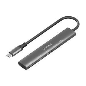 AISENS-USB-C-Dock-5-en-1--USB-C-A--1x-HDMI-2x-USB-A--1x-USB-C--1x-USB-C-PD--Gris--15cm