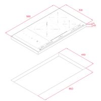 Miniatura 11 de VITROCERAMICA INDUCCION TEKA IZS 97630 MST 5 ZONAS COCCION ANCHO 90 CM