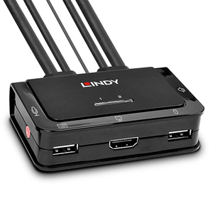 LINDY-2-PORT-HDMI-10.2G-USB-2.0---AUDIO-KVM-SWITCH--42340-