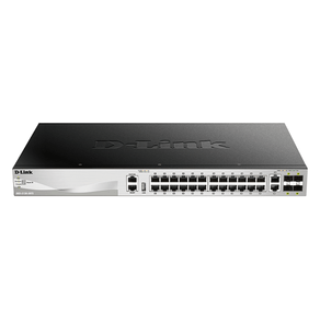 SWITCH-GESTIONABLE-L3-D-LINK-STACKABLE-DGS-3130-30TS-E-24P-GIGA---2P-10G---4P-10G-SFP-