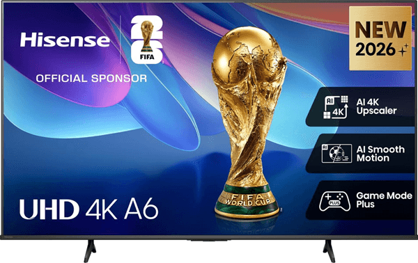 HISENSE 43" 43A6S QLED 4K Ultra HD