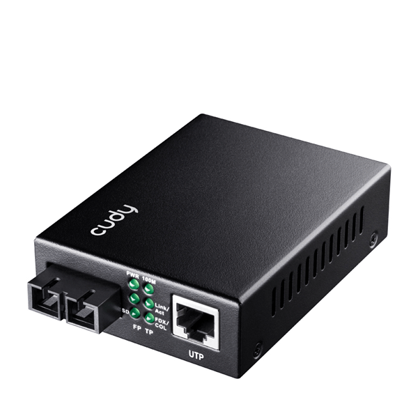 CONVERSOR CUDY 10/100/1000M GIGABIT ETHERNET MEDIA CONVERTER