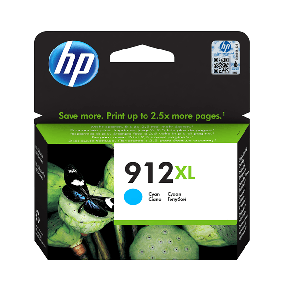 hp 912xl high yield cyan original ink cartrid ge