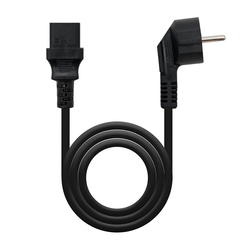 NANOCABLE Cable alimentacion CPU, CEE7/M-C13/H, negro, 10m
