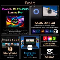 Miniatura 5 de (LT/ECI) PORTATIL ASUS PRO ART HN7306EAC-LX084W (90NB17E1-M001B0) 13.3" OLED, AMD RYZEN AI MAX+, 128GB, 2TB, W11H, BLACK