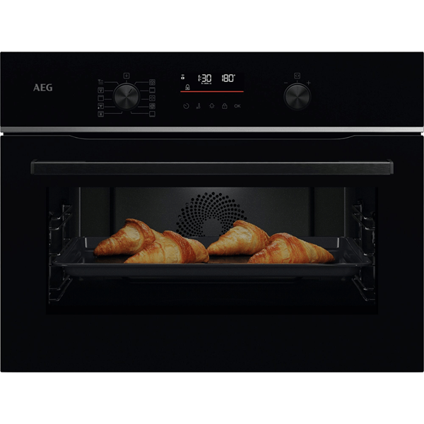 HORNO COMPACTO AEG TA5PK401B PIROLITICO CON VAPOR NEGRO