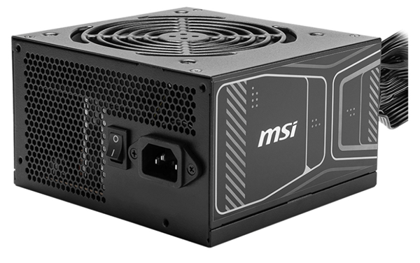 Fuente Alimentación 750W MSI MAG A750GN PCIE5 80 PLUS Gold Non-Modular Negro