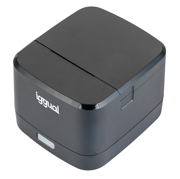 iggual Impresora térmica TP EASY 58 USB+RJ11 negra