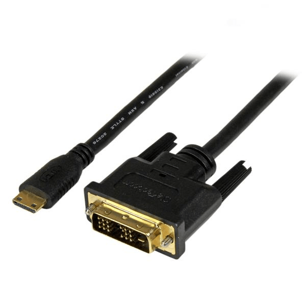 1m mini hdmi to dvi-d cable - m m