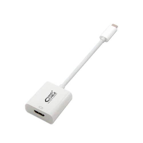 conversor nano cable usb-c a hdmi 4k 15cm