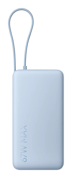 POWERBANK XIAOMI POWER BANK 67W 20000MAH (INTEGRATED CABLE) ICE BLUE