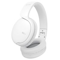 Miniatura 2 de AURICULARES DE DIADEMA DCU BLANCO PLEGABLE CON JACK BLUETOOTH