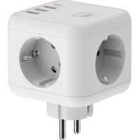 Miniatura 4 de ENERGYCUBE 3 TOMAS DCU 37400120 + 4 PUERTOS USB 5V/3.4A