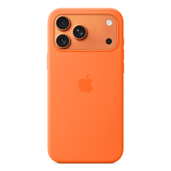 iPhone 17 Pro Max Silicone Case with MagSafe   Orange