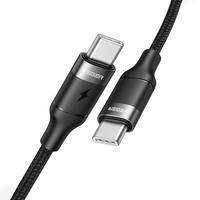 Miniatura 1 de Veger USB 2 0 Conexi  n USB C a USB C Nylon trenzado 1 5m