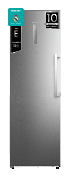 FRIGORIFICO UNA PUERTA HISENSE FT3K310SAIE1 NOFROST E ALTO 185.6 CM ANCHO 59.5 CM INOX