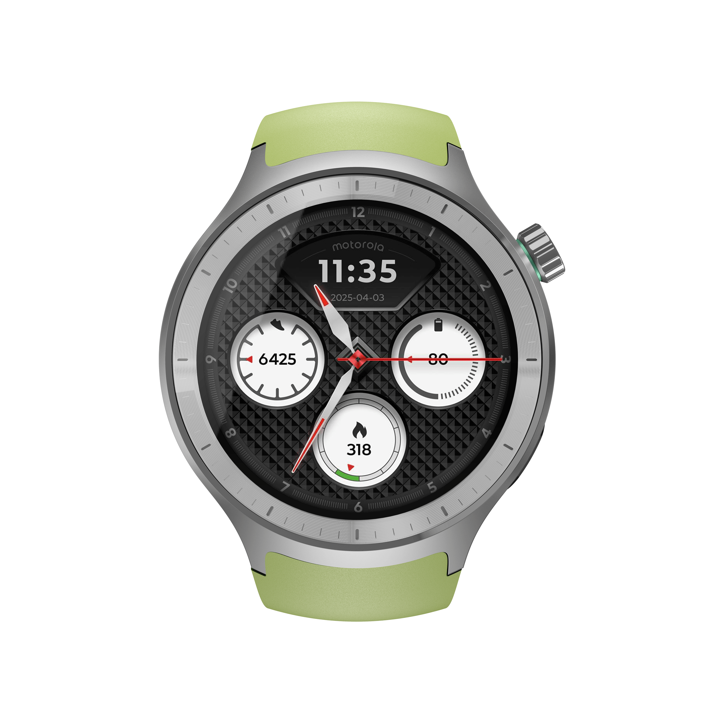 Moto Watch Premium SILVER+HERBAL GARDEN