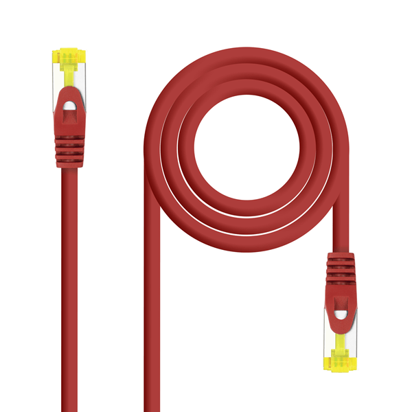 NANOCABLE CABLE RED LATIGUILLO RJ45 LSZH CAT.6A SFTP AWG26, ROJO, 3.0 M (10.20.1903-R)