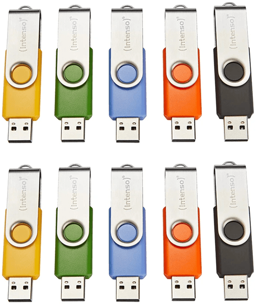 Intenso Basic Line Multipack Lápiz USB2.0 16GB 10u