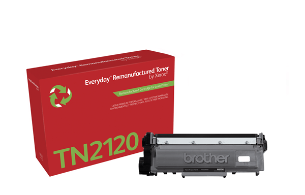 XEROX Everyday Remanufactured Toner para Brother TN2120, High Capacity
