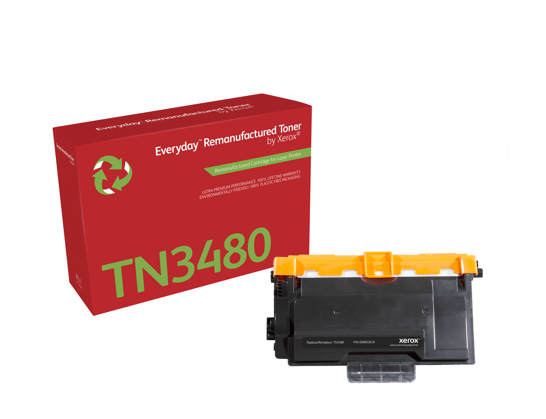 XEROX Everyday Remanufactured Toner para Brother TN3480, High Capacity