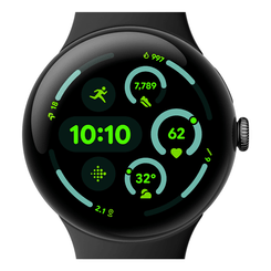 Pixel Watch 3/45mm/Wifi Black/Black