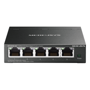 SWITCH NO GESTIONABLE MERCUSYS MS105GS-M2  5P 5x2.5Gb CARCASA METALICA