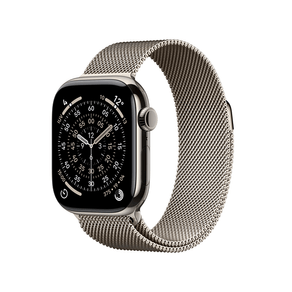Apple-Watch-Series-11-GPS---Cellular-42mm-Natural-Titanium-Case-with-Natural-Milanese-Loop
