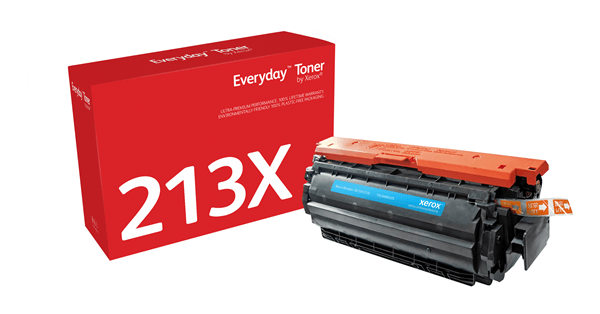 XEROX Everyday Cyan Toner para HP 213X (W2131X), High Capacity
