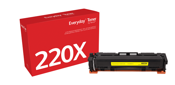 XEROX Everyday Yellow Toner para HP 220X (W2202X), High Capacity