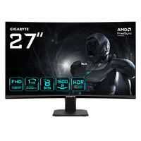 Miniatura 1 de MONITOR GIGABYTE 27" GS27FCA,CURVO,VA 1500R,1920X1080 (FHD),0.31PP,3000:1,1MS,200HZ,2HDMI+1DP