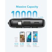 Miniatura 5 de Veger VG W2059 Power Bank 20 000 mAh Con 4 cables USB C Micro USB 8 Pin USB A