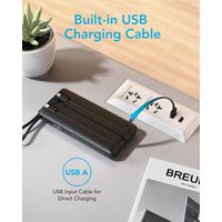 Miniatura 7 de Veger VG W2059 Power Bank 20 000 mAh Con 4 cables USB C Micro USB 8 Pin USB A