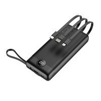 Miniatura 17 de Veger VG W2059 Power Bank 20 000 mAh Con 4 cables USB C Micro USB 8 Pin USB A