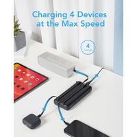 Miniatura 18 de Veger VG W2059 Power Bank 20 000 mAh Con 4 cables USB C Micro USB 8 Pin USB A